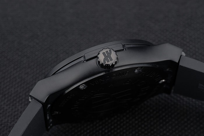 Hublot Big Bang Black Rubber Strap Black Checkered Dial 80193-7