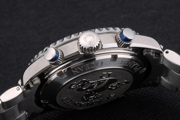 Omega Seamaster Planet Ocean Blue Tachymeter Blue Dial Stainless Steel Strap 80239-6