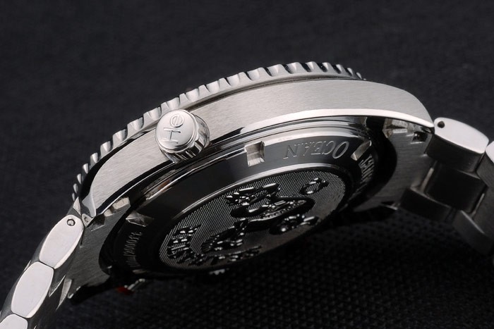 Omega Seamaster Planet Ocean Orange Tachymeter Black Dial Stainless Steel Strap 80241-8