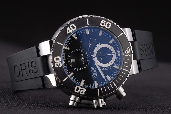 Oris Carlos Coste Limited Edition Black Rubber Strap 7893-2