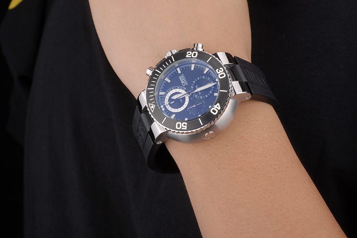 Oris Carlos Coste Limited Edition Black Rubber Strap 7893-8