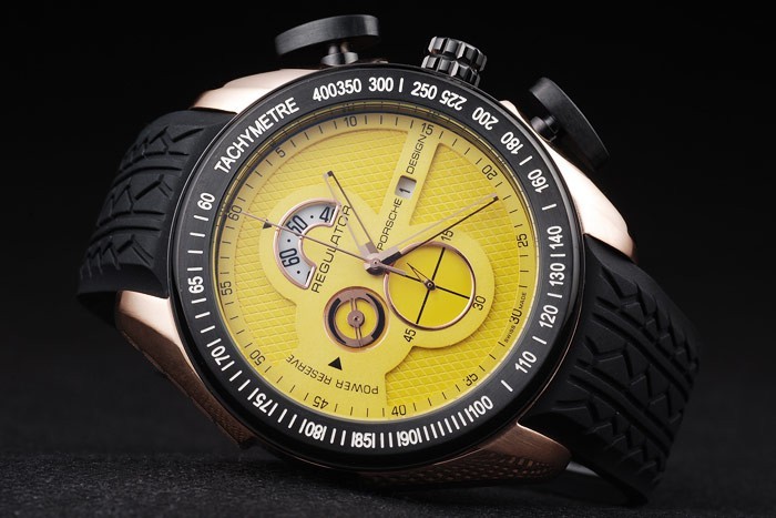 Porsche Regulator Power Reserve High Copy Replica Watches 4660-2