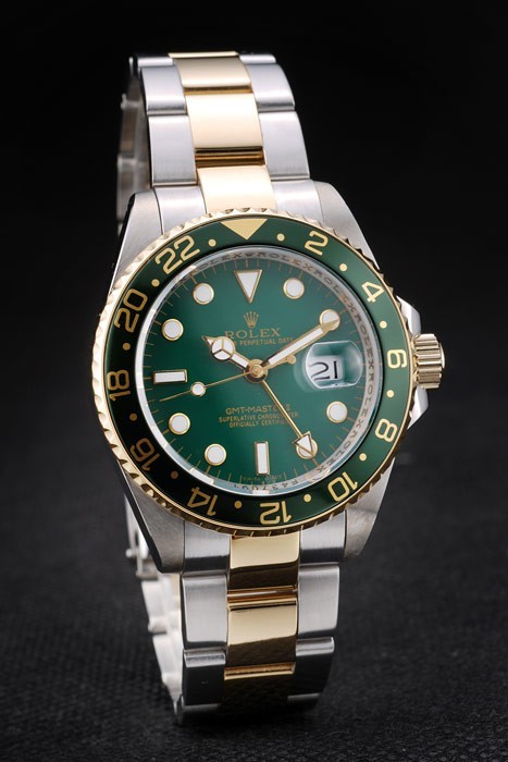 Rolex GMT Master II Green Ceramic Bezel Green Dial Tachymeter-2