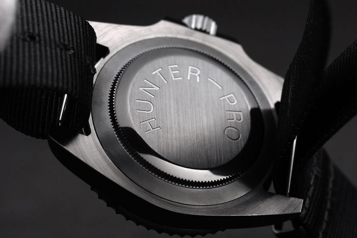 Swiss Rolex Submariner Pro-Hunter Black Fabric Strap Black Dial-4
