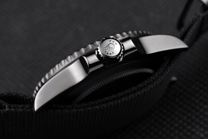 Swiss Rolex Submariner Pro-Hunter Black Fabric Strap Black Dial-5