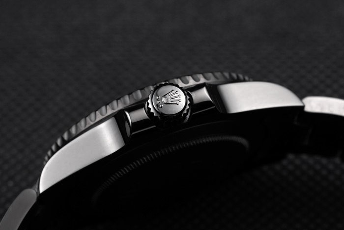Swiss Rolex Submariner Pro-Hunter Black Steel Strap Black Dial-6