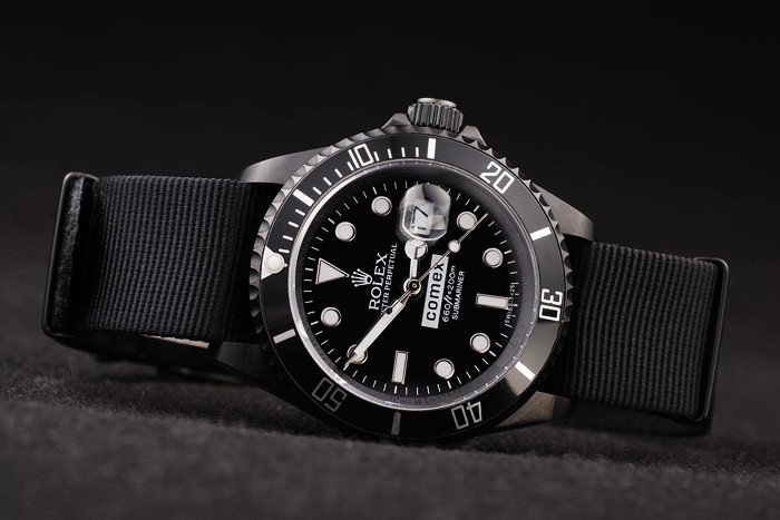Rolex Submariner Comex Black Replica Watches-2