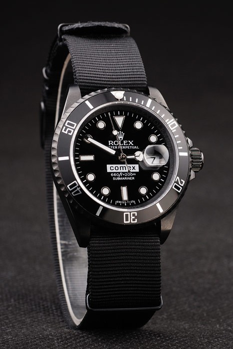 Rolex Submariner Comex Black Replica Watches-6