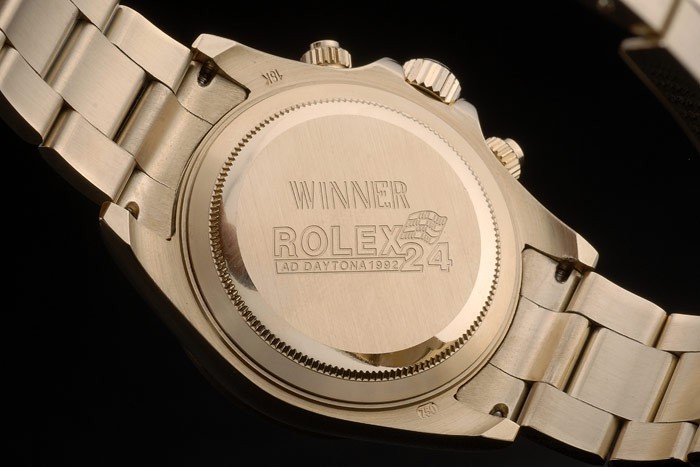 Rolex Daytona Cosmograph Rainbow Crystals Bezel Rose Gold Strap Black Dial 80251-7