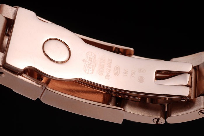 Rolex Daytona Rose Gold Plated Stainless Steel Black Dial-7
