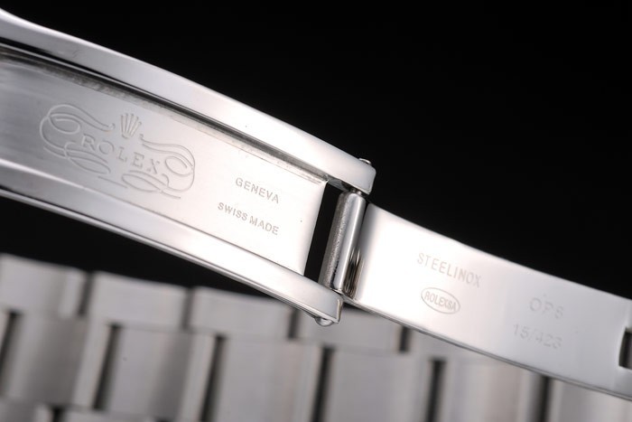 Swiss Rolex Explorer Stainless Steel White Dial Tachymeter Bezel-6
