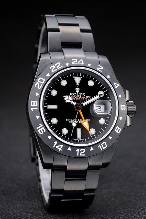 Rolex Explorer Black Ceramic Bezel Black Dial Tachymeter-2