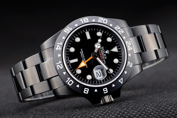 Rolex Explorer Black Ceramic Bezel Black Dial Tachymeter-3