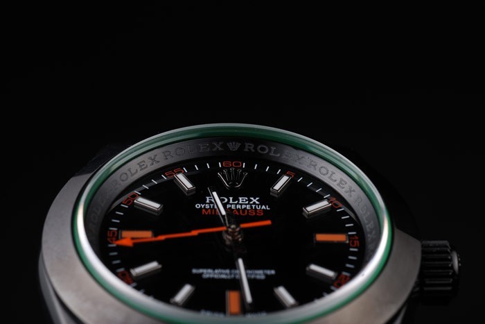 Rolex Milgauss Tinted Green Saphire Pro-Hunter Black Dial-3