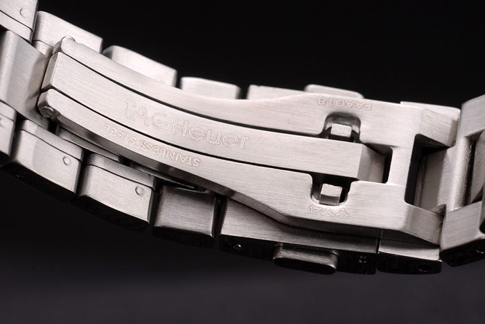 Tag Heuer Carrera McLaren Black Ceramic Bezel Stainless Steel Strap 7920-5