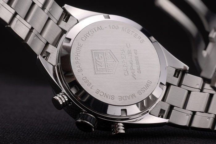 Tag Heuer Carrera McLaren Black Ceramic Bezel Stainless Steel Strap 7920-6