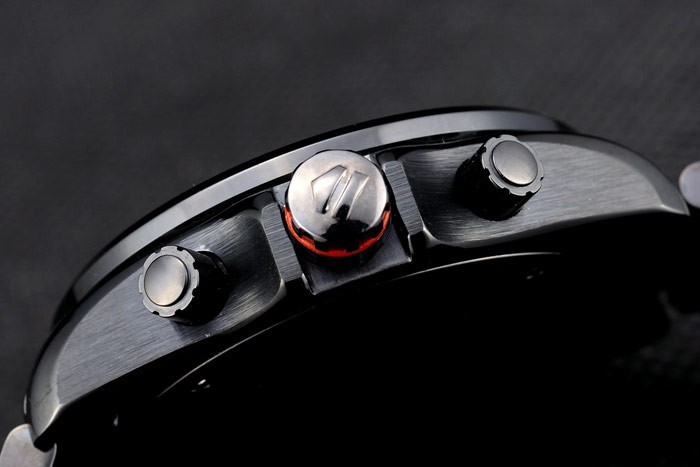 Tag Heuer Carrera Black Stainless Steel Case White Dial-7