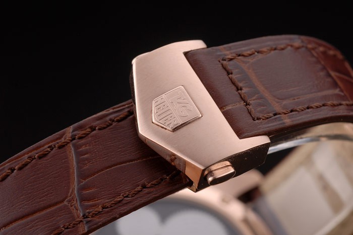 Tag Heuer Carrera Pendulum Brown Leather Strap 7918-6