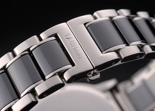 Tag Heuer Carrera Black Ceramic Bezel Stainless Steel Strap 7913-4