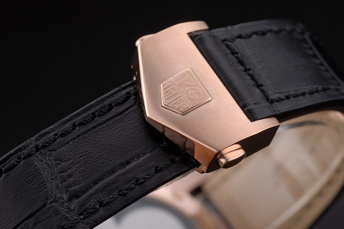 Tag Heuer Carrera Pendulum Black Leather Strap 7919-5