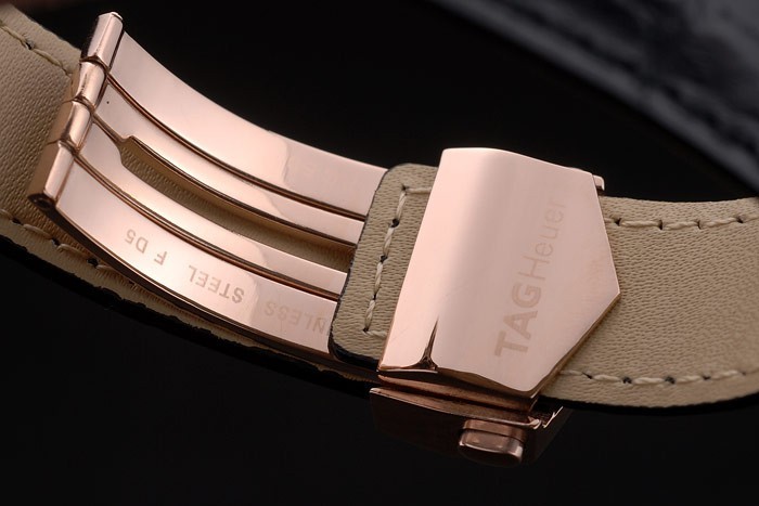 Tag Heuer Carrera Pendulum Black Leather Strap 7919-6
