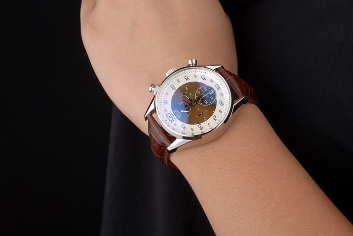 Tag Heuer Mikrograph Limited Edition Brown Leather Strap 7916-2