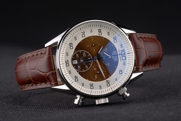 Tag Heuer Mikrograph Limited Edition Brown Leather Strap 7916-4