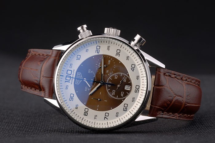 Tag Heuer Mikrograph Limited Edition Brown Leather Strap 7916-5