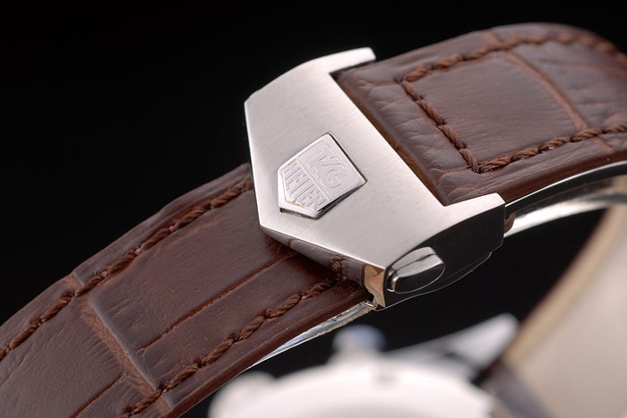Tag Heuer Mikrograph Limited Edition Brown Leather Strap 7916-6