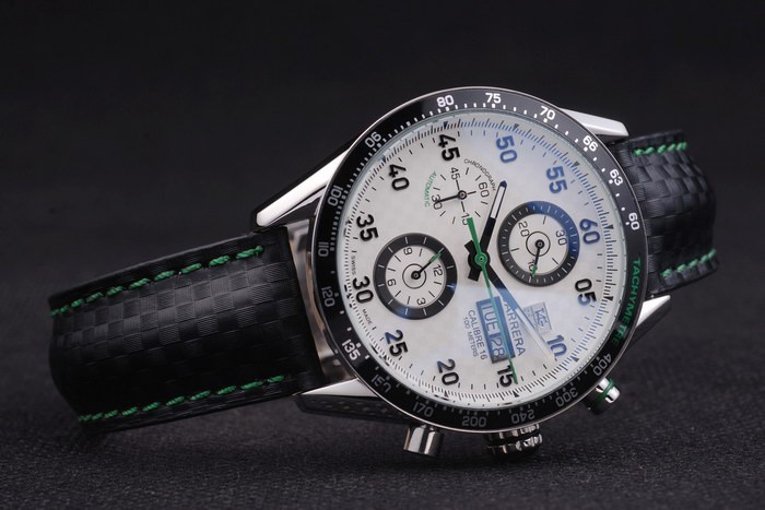 White Carrera Replica Watches 3762-2