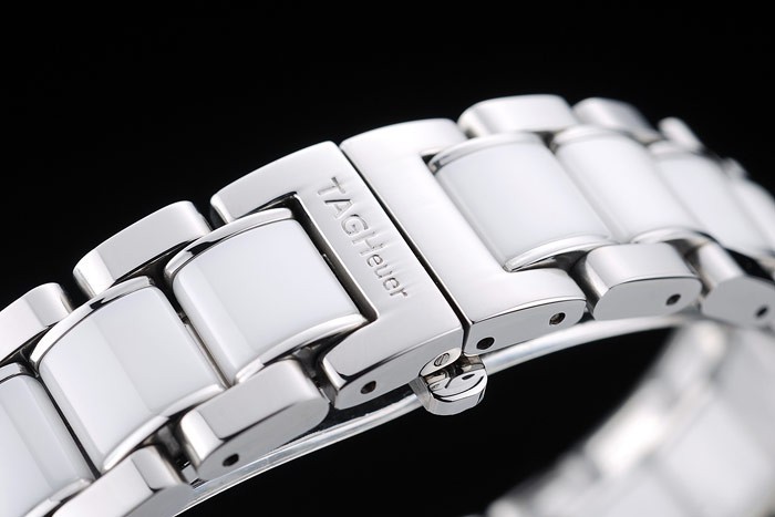 Tag Heuer Formula 1 White Ceramic Bezel White Dial-4