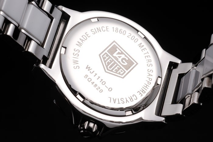 Tag Heuer Formula 1 White Ceramic Bezel White Dial-6