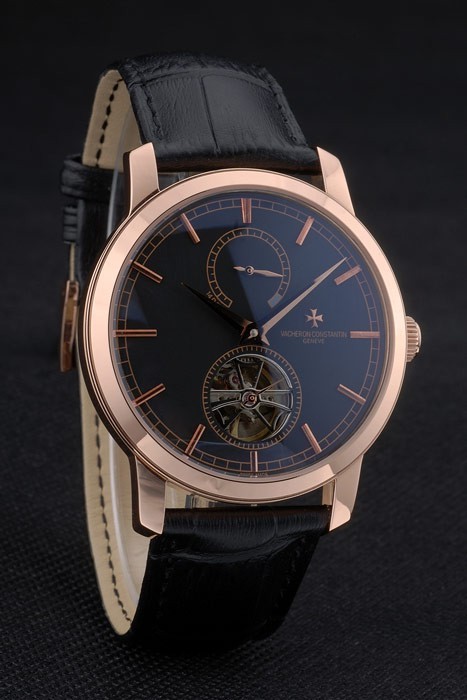 Vacheron Constantin Replica Watches Luxury Leather 80167-2