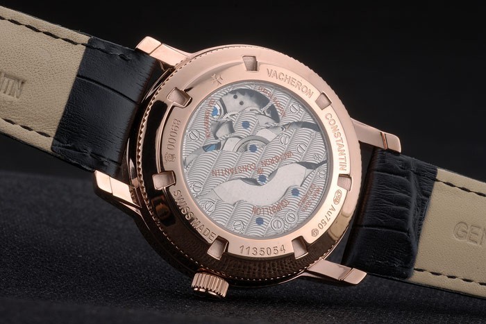Vacheron Constantin Replica Watches Luxury Leather 80167-8