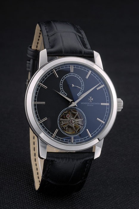 Vacheron Constantin Replica Watches Luxury Leather 80170-2