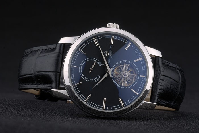 Vacheron Constantin Replica Watches Luxury Leather 80170-4