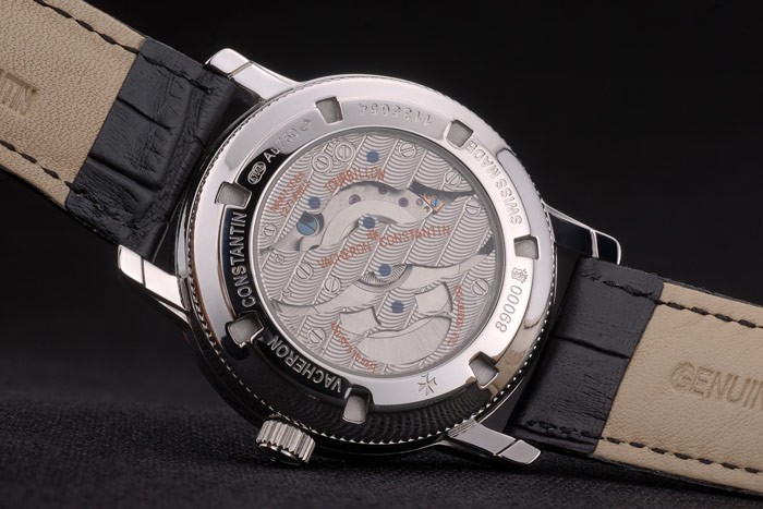 Vacheron Constantin Replica Watches Luxury Leather 80170-8